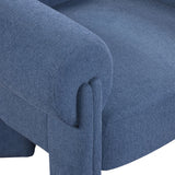 Stefano Polyester Fabric Accent Chair Blue from Meridian - Luna Furniture