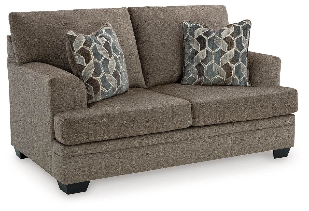 Stonemeade Nutmeg Loveseat from Ashley - Luna Furniture