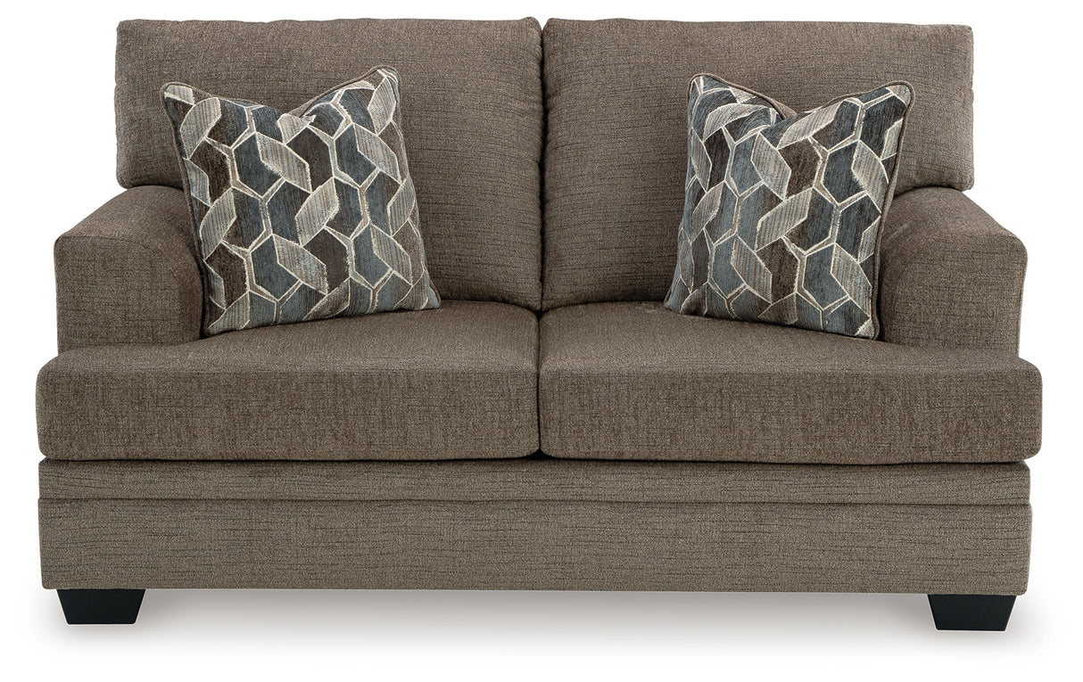 Stonemeade Nutmeg Loveseat from Ashley - Luna Furniture