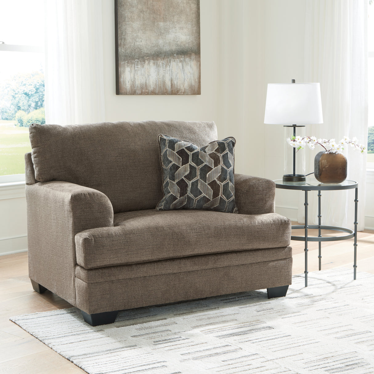 Stonemeade Nutmeg Oversized Chair from Ashley - Luna Furniture