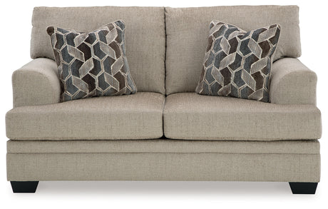 Stonemeade Taupe Loveseat - 5950435 - Luna Furniture