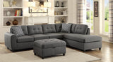 Stonenesse Tufted Sectional Grey from Coaster - Luna Furniture