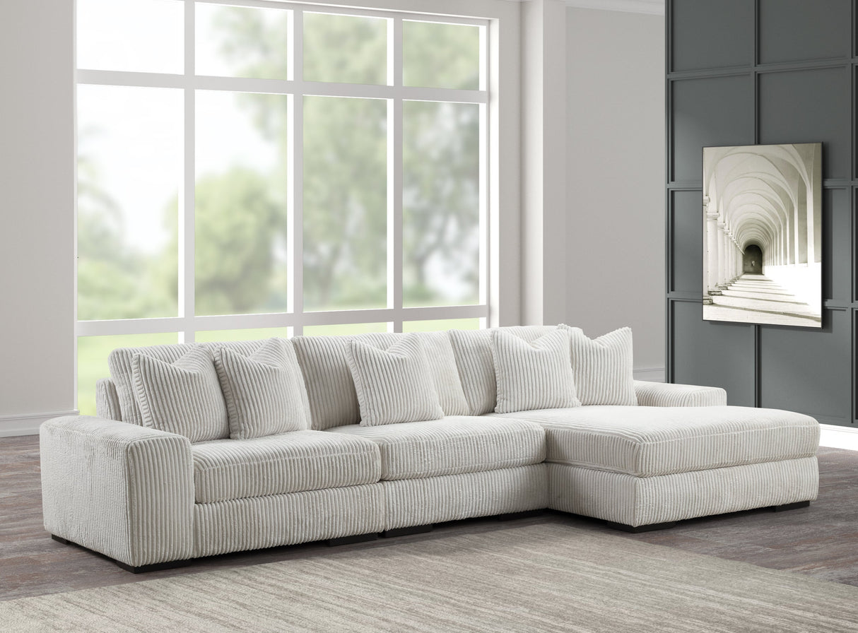 SUNDAY BEIGE 3PC Sectional - SUNDAY BEIGE 3PC - Luna Furniture