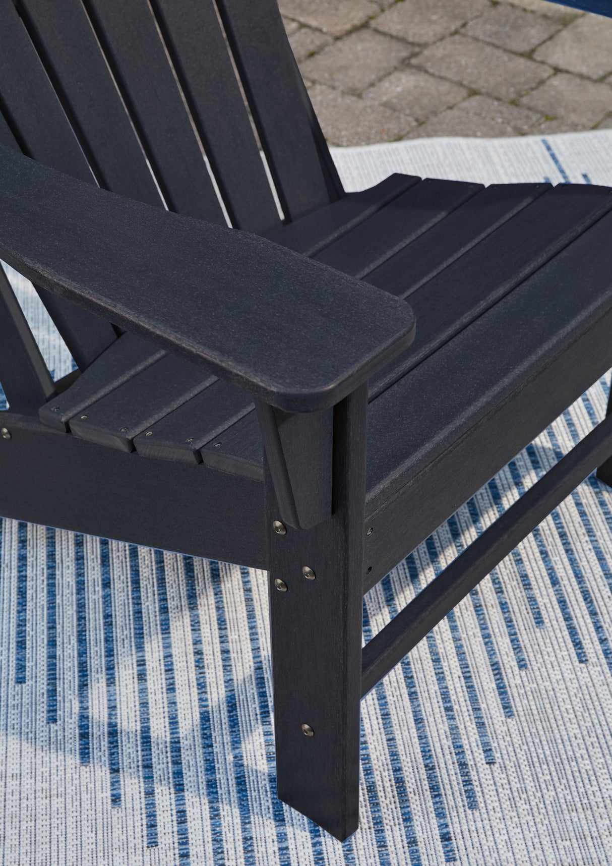 Sundown Treasure Black Adirondack Chair - P008-898 - Luna Furniture