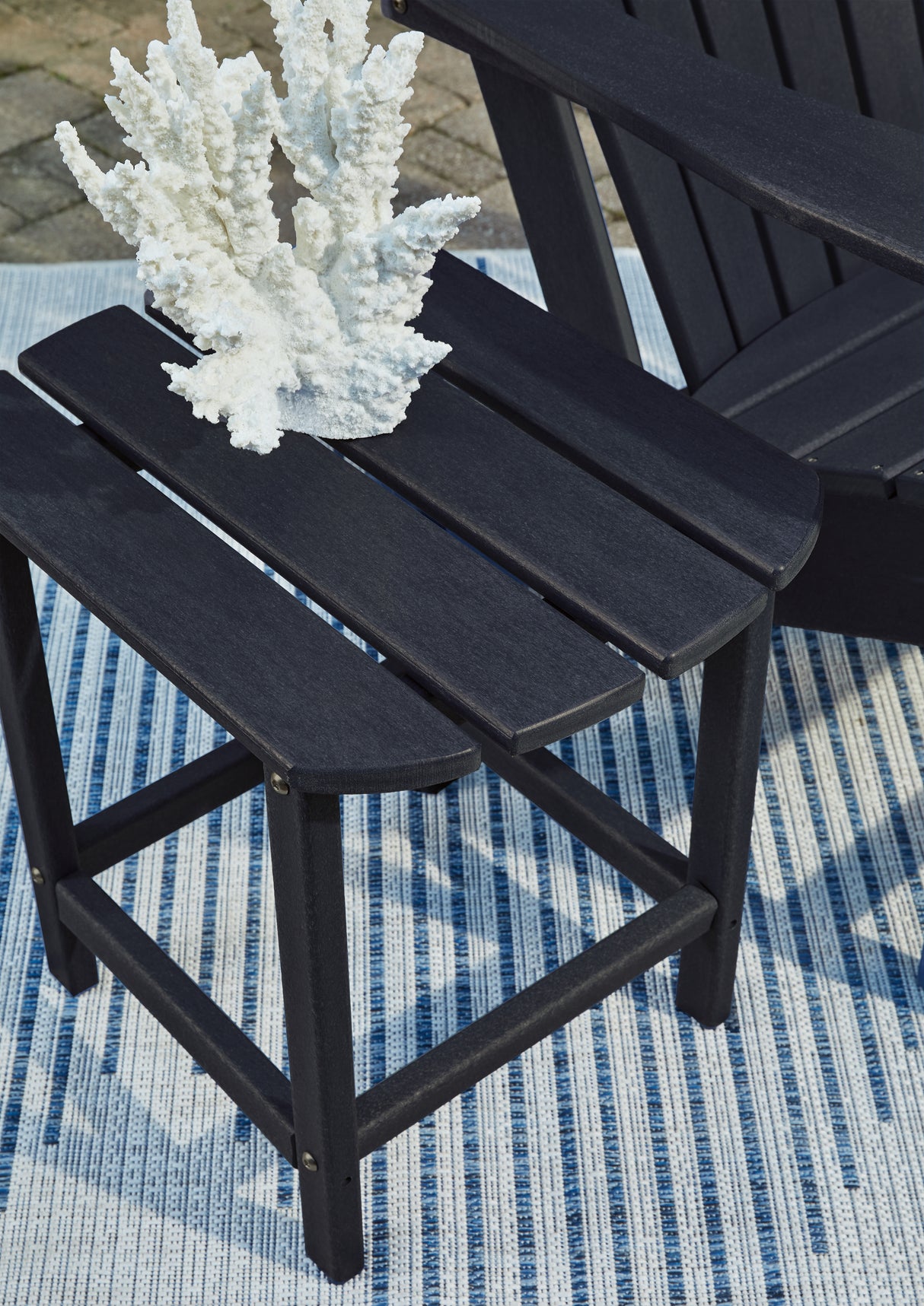 Sundown Treasure Black End Table - P008-703 - Luna Furniture