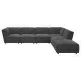 Sunny Upholstered 6-piece Modular Sectional Dark Charcoal from Coaster - Luna Furniture