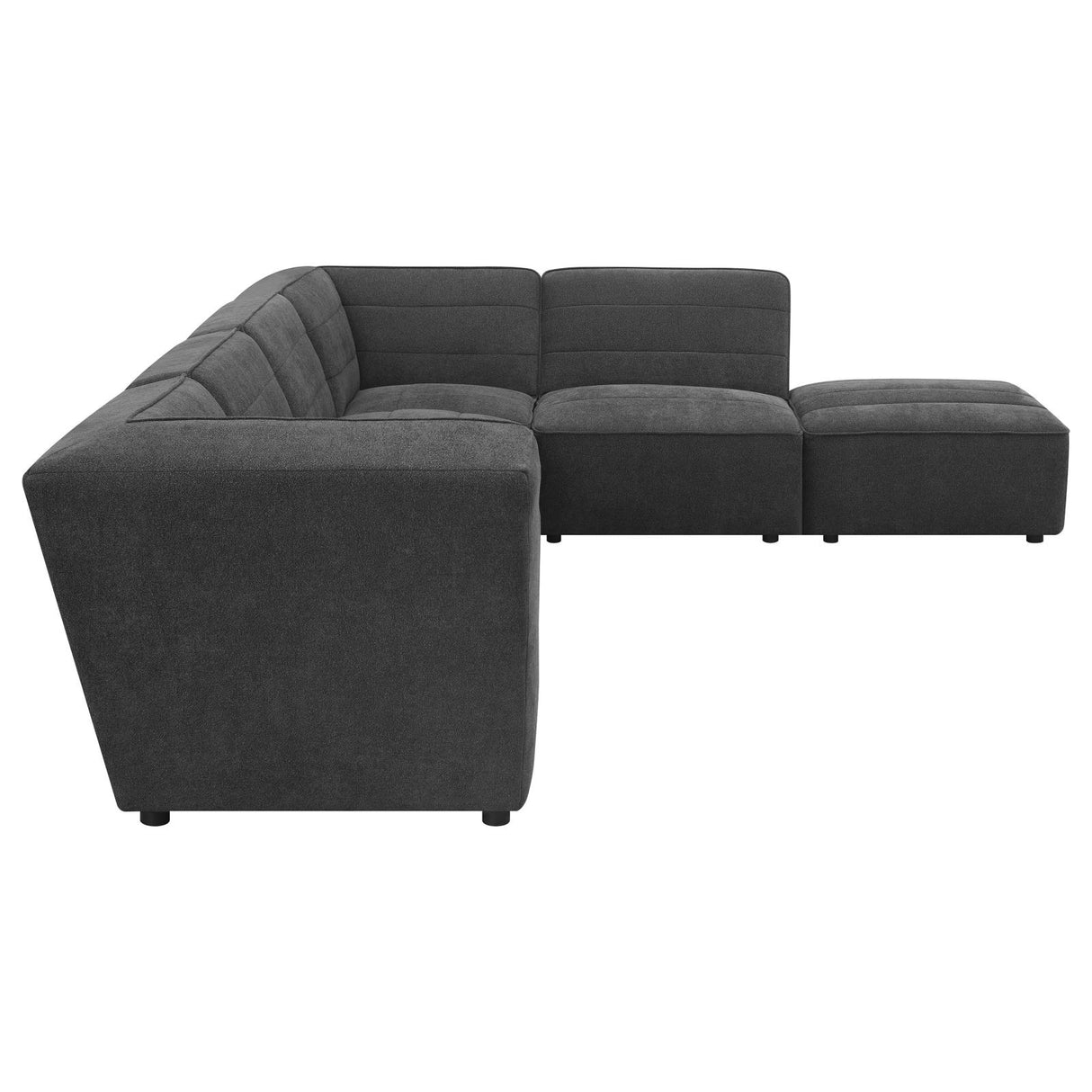 Sunny Upholstered 6-piece Modular Sectional Dark Charcoal from Coaster - Luna Furniture