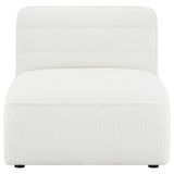 Sunny Upholstered  Armless Chair Natural - 551621 - Luna Furniture