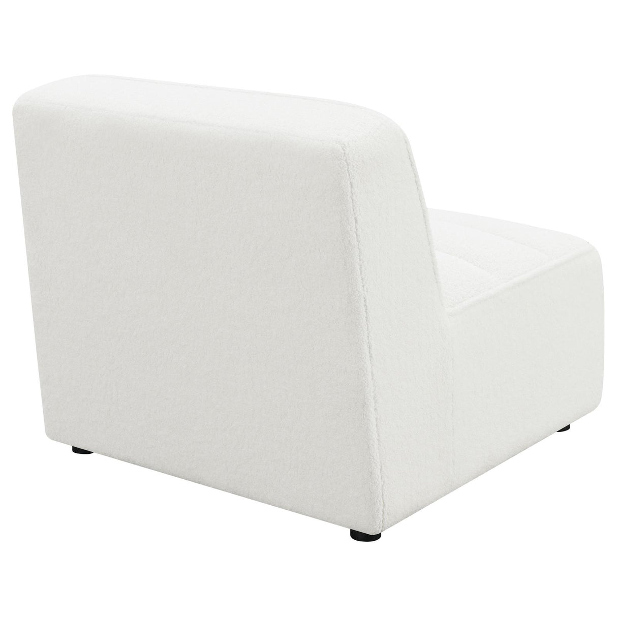 Sunny Upholstered  Armless Chair Natural - 551621 - Luna Furniture