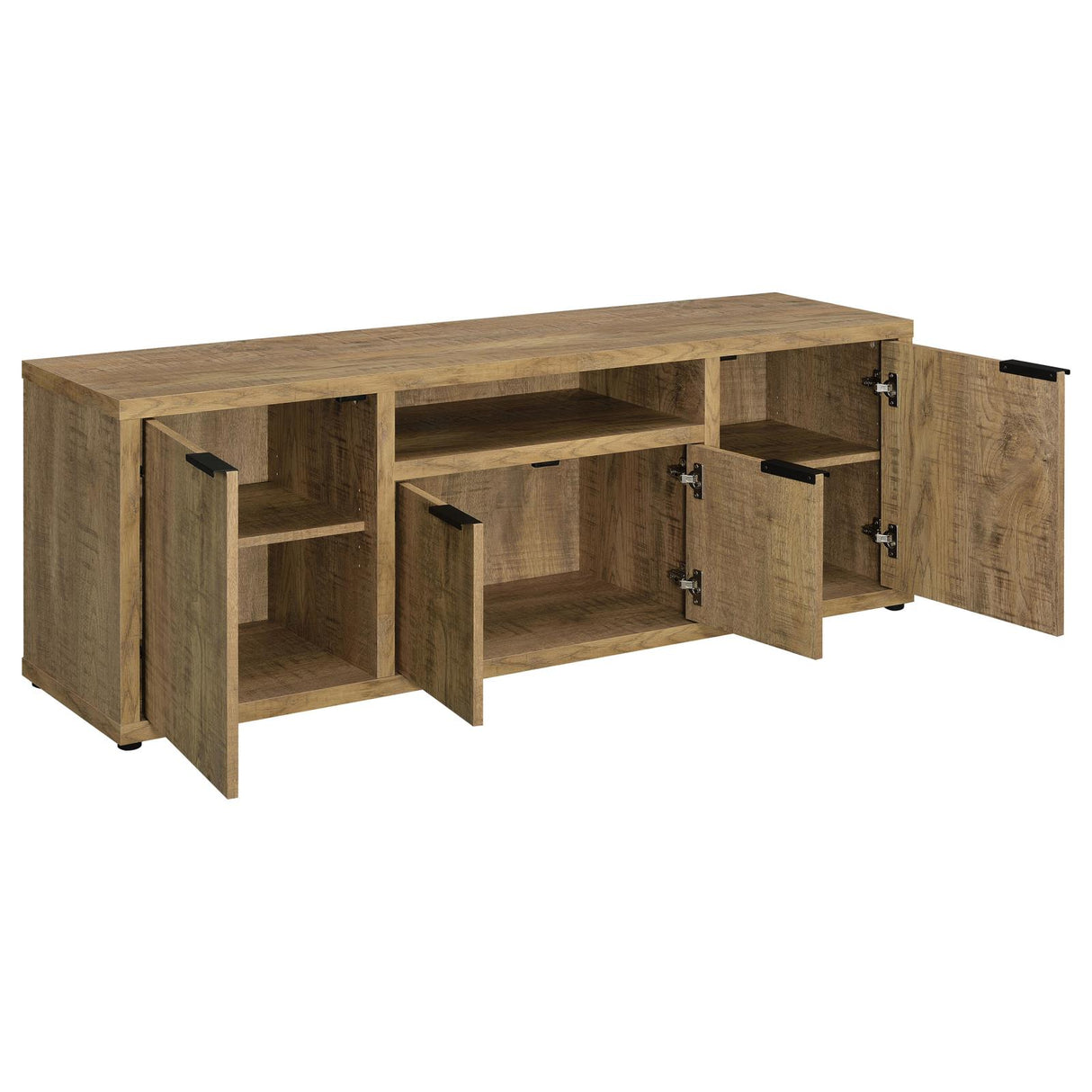 Tabby 4-door Engineered Wood 60" TV Stand Mango - 701702 - Luna Furniture