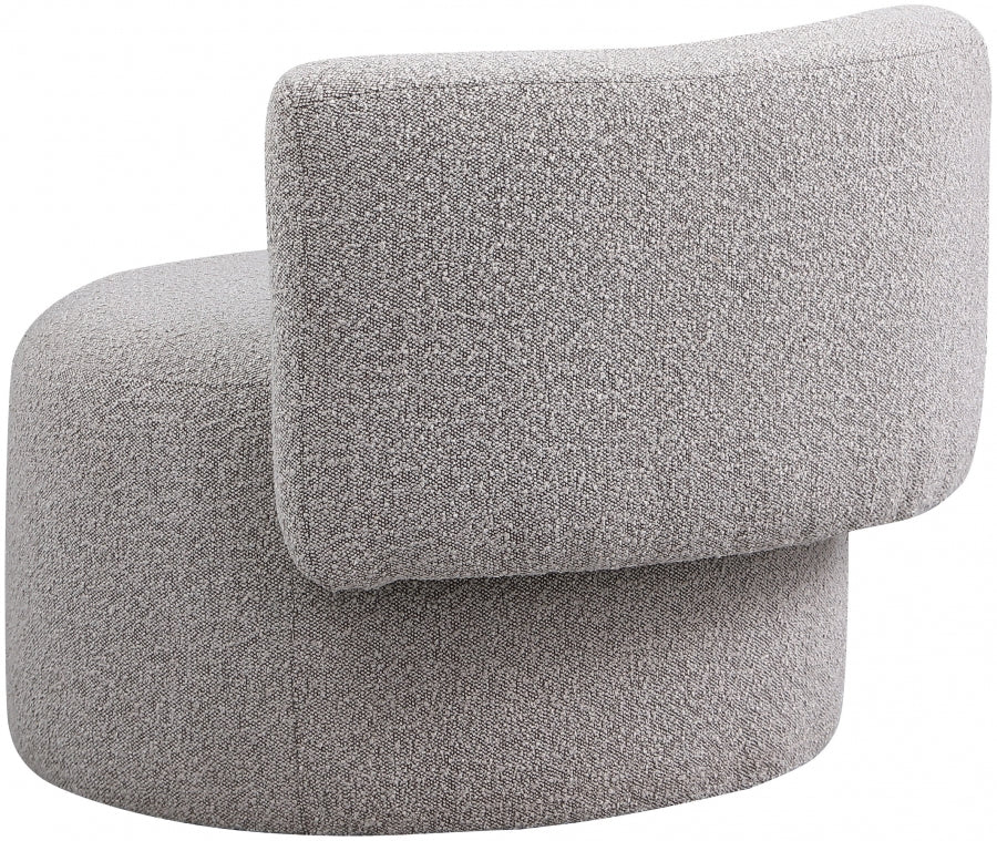 Como Taupe Boucle Fabric Accent Chair from Meridian - Luna Furniture