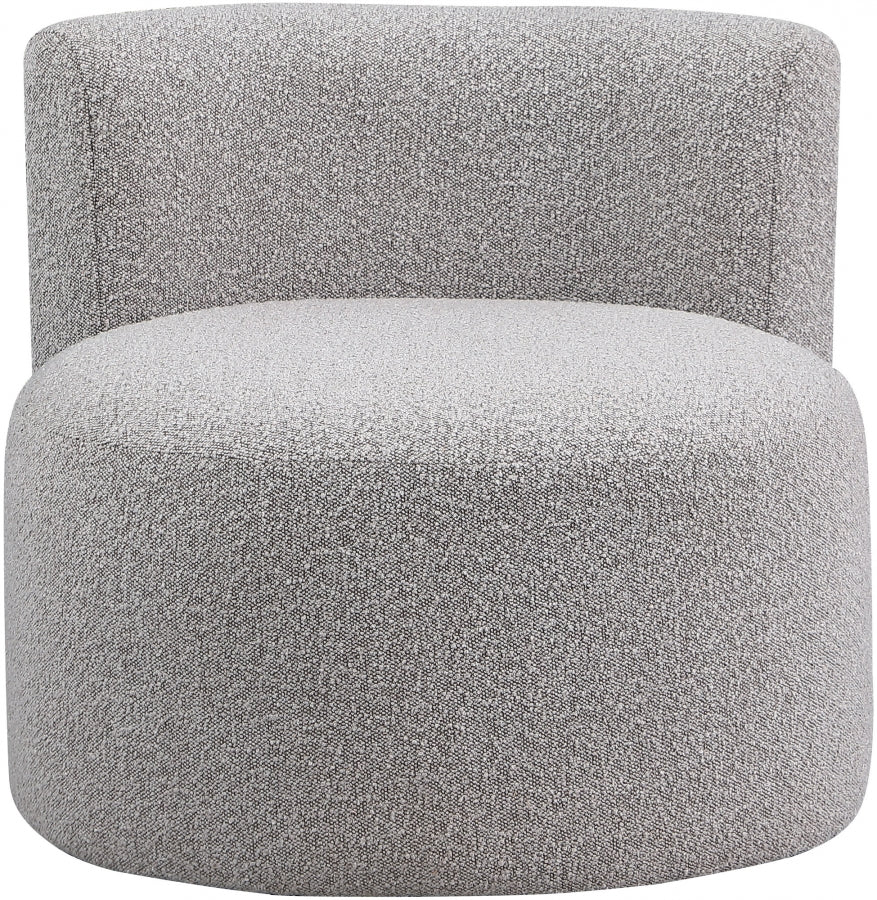 Como Taupe Boucle Fabric Accent Chair from Meridian - Luna Furniture