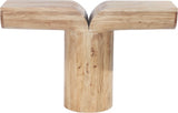 Tee Console Table Natural from Meridian - Luna Furniture