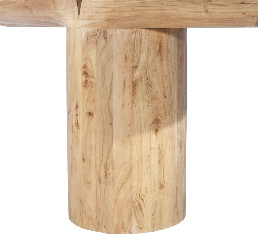 Tee Console Table Natural from Meridian - Luna Furniture