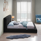 Terra Boucle Fabric King Bed Black from Meridian - Luna Furniture