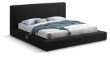 Terra Boucle Fabric Queen Bed Black from Meridian - Luna Furniture