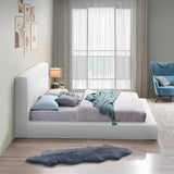 Terra Boucle Fabric Queen Bed White from Meridian - Luna Furniture