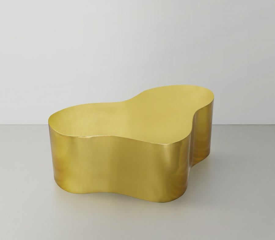 Tevere Coffee Table Gold from Meridian - Luna Furniture