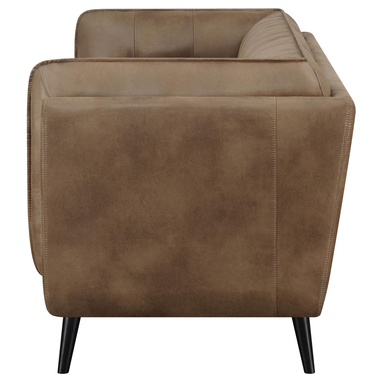 Thatcher Upholstered Button Tufted Sofa Brown - 509421 - Luna Furniture