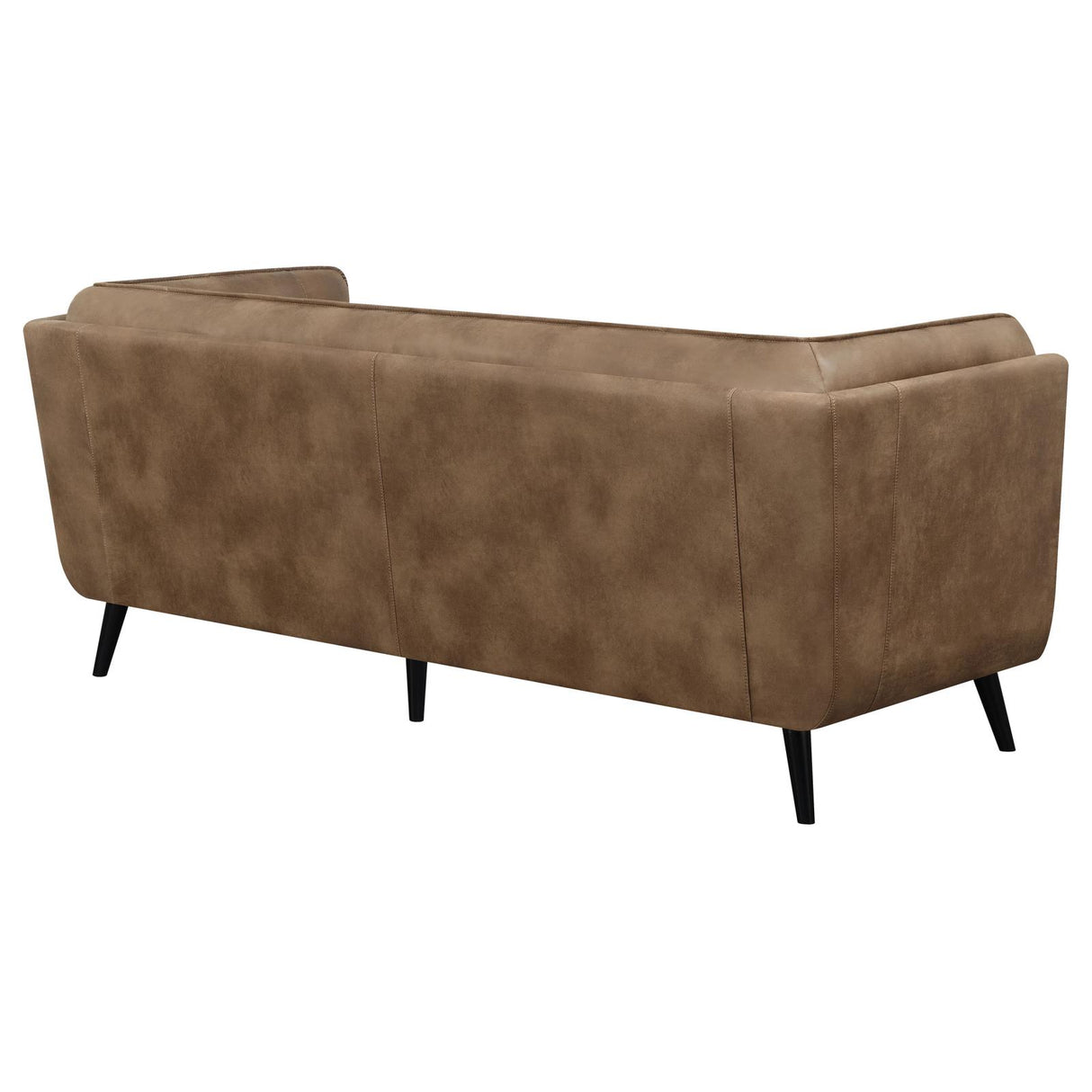 Thatcher Upholstered Button Tufted Sofa Brown - 509421 - Luna Furniture