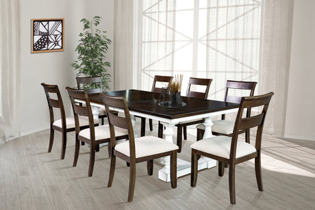 Thomas - Dining Table + 8 Chair Set - THOMAS - Luna Furniture