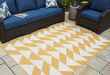 Thomley Ivory/Yellow 5' x 7' Rug from Ashley - Luna Furniture