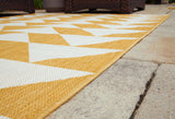 Thomley Ivory/Yellow 5' x 7' Rug from Ashley - Luna Furniture