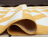 Thomley Ivory/Yellow 5' x 7' Rug from Ashley - Luna Furniture