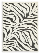 Thomwith Black/Ivory Medium Rug from Ashley - Luna Furniture