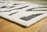 Thomwith Black/Ivory Medium Rug from Ashley - Luna Furniture