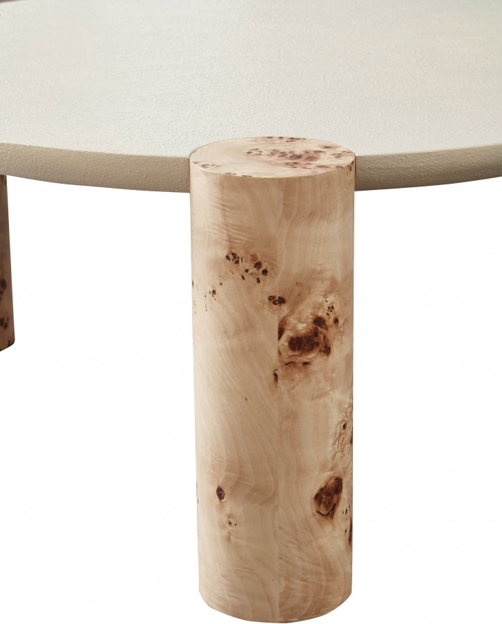 Thor Coffee Table Burl from Meridian - Luna Furniture