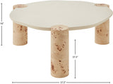 Thor Coffee Table Burl from Meridian - Luna Furniture