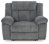 Tip-Off Slate Power Recliner from Ashley - Luna Furniture