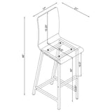 Tolbert 5-piece Bar Set with Acrylic Chairs Clear and Chrome from Coaster - Luna Furniture