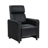 Toohey Home Theater Push Back Recliner Black from Coaster - Luna Furniture