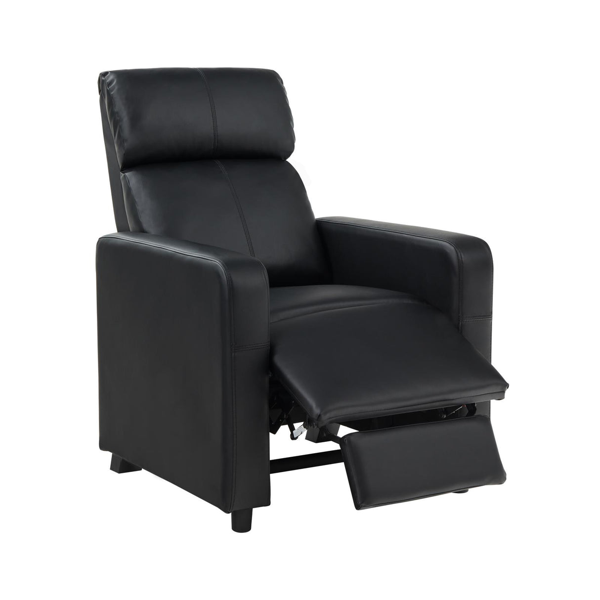 Toohey Home Theater Push Back Recliner Black from Coaster - Luna Furniture