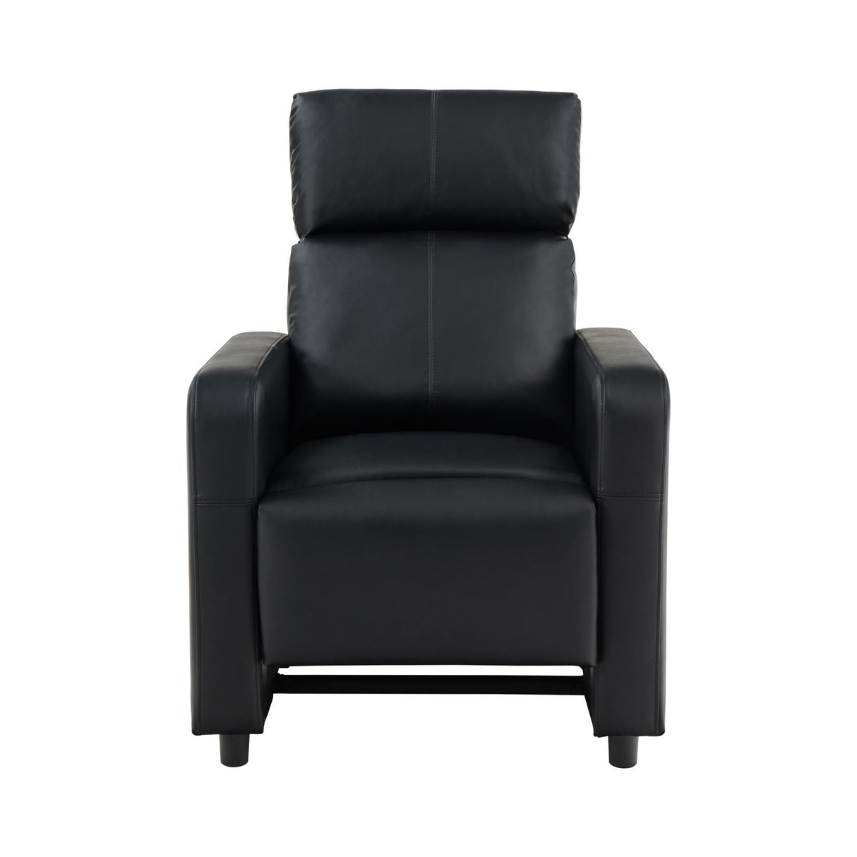 Toohey Home Theater Push Back Recliner Black from Coaster - Luna Furniture