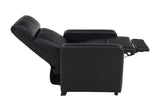 Toohey Home Theater Push Back Recliner Black from Coaster - Luna Furniture