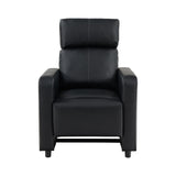 Toohey Upholstered Tufted Recliner Living Room Set Black from Coaster - Luna Furniture