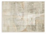 Truward Linen/Gray/Caramel Medium Rug from Ashley - Luna Furniture