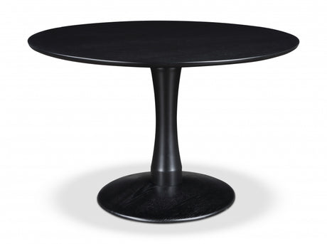 Tulip Dining Table Black from Meridian - Luna Furniture