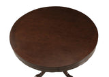 Turk 3-in-1 Round Pedestal Game Table Tobacco from Coaster - Luna Furniture