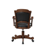 Turk Game Chair with Casters Black/Tobacco from Coaster - Luna Furniture