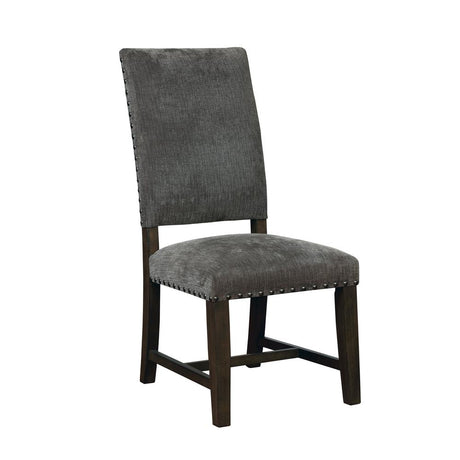 Twain Upholstered Side Chairs Warm Gray (Set of 2) from Coaster - Luna Furniture