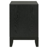 Valencia 2-drawer Nightstand Light Brown and Black from Coaster - Luna Furniture