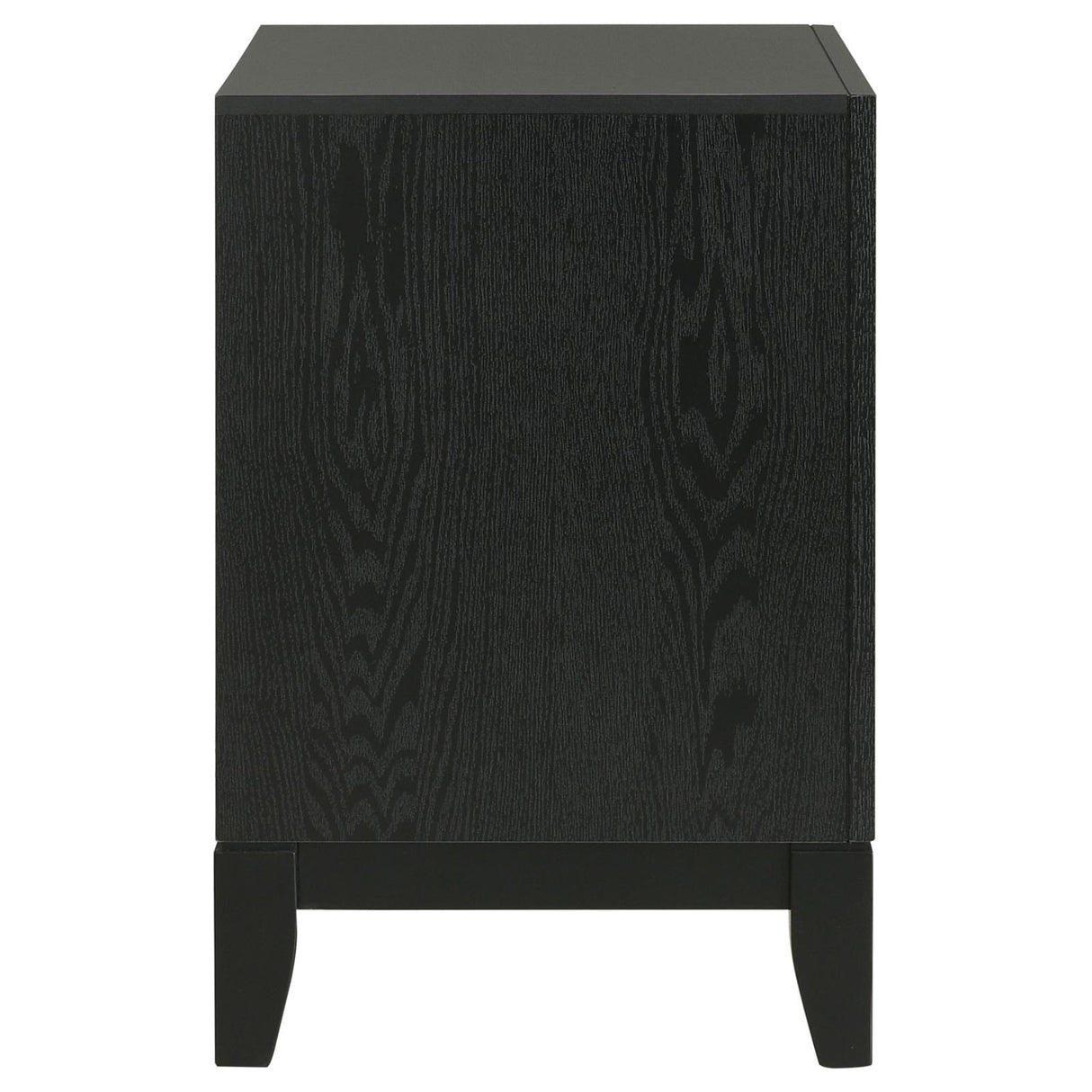 Valencia 2-drawer Nightstand Light Brown and Black from Coaster - Luna Furniture