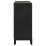 Valencia 5-drawer Chest Light Brown and Black from Coaster - Luna Furniture