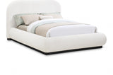 Vaughn Boucle Fabric Full Bed Cream from Meridian - Luna Furniture