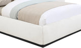 Vaughn Boucle Fabric Full Bed Cream from Meridian - Luna Furniture