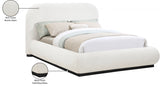 Vaughn Boucle Fabric Full Bed Cream from Meridian - Luna Furniture